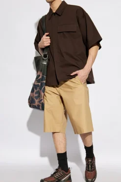 JIL SANDER+ beige Cotton shorts