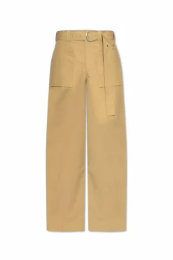 JIL SANDER+ beige Pants with logo
