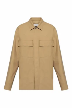JIL SANDER+ beige Shirt with pockets