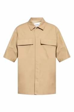 JIL SANDER+ beige Short Sleeve Shirt