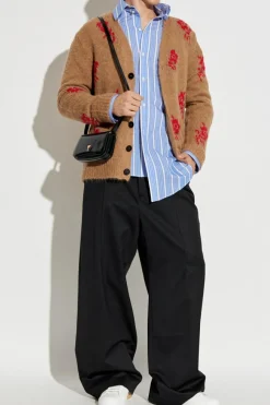 JIL SANDER beige Wool cardigan