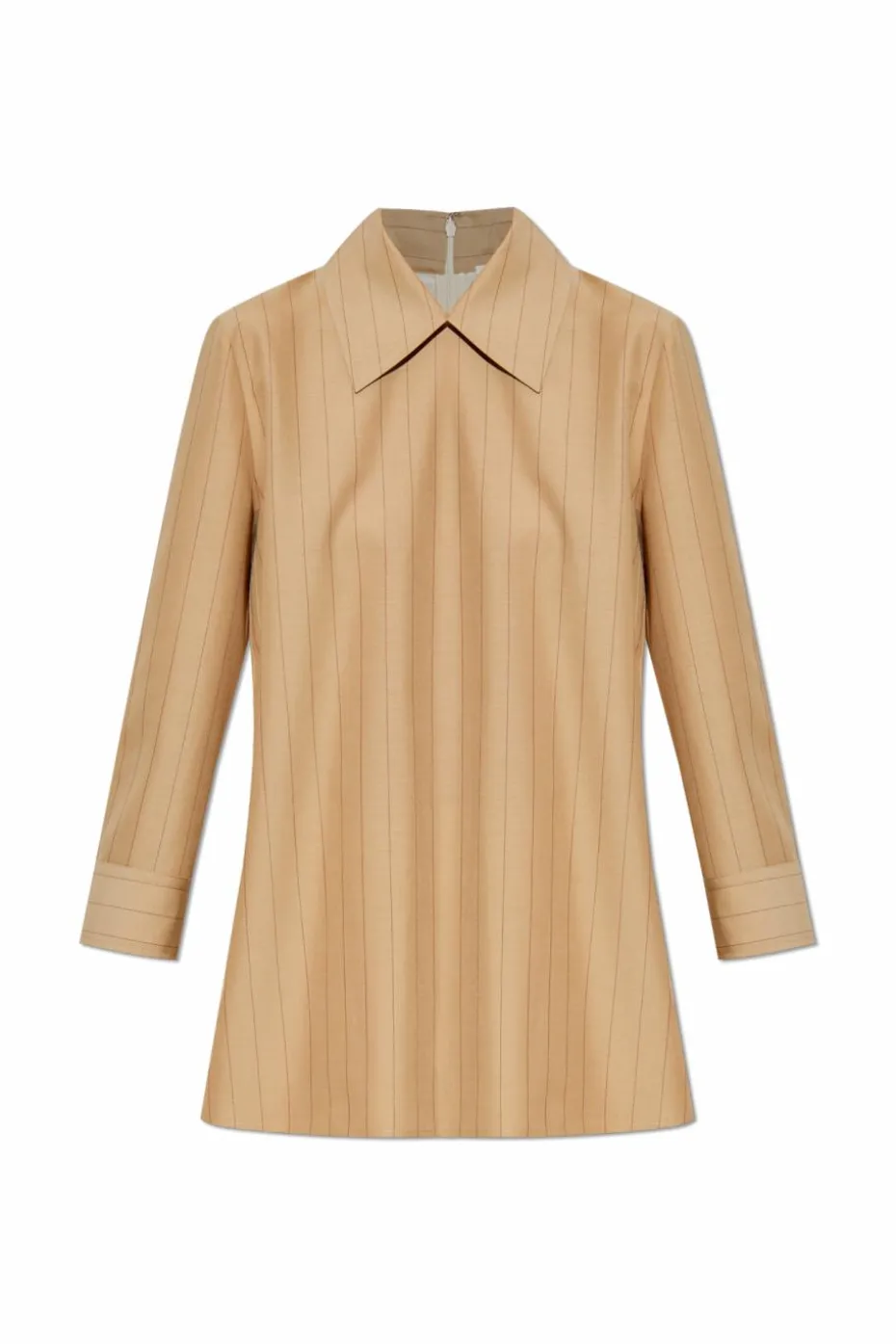 JIL SANDER beige Wool shirt