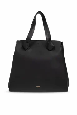 JIL SANDER BLACK Bag ‘Knot Tote Medium’