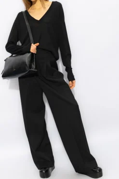 JIL SANDER BLACK Cashmere sweater