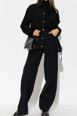 JIL SANDER BLACK Cotton jacket