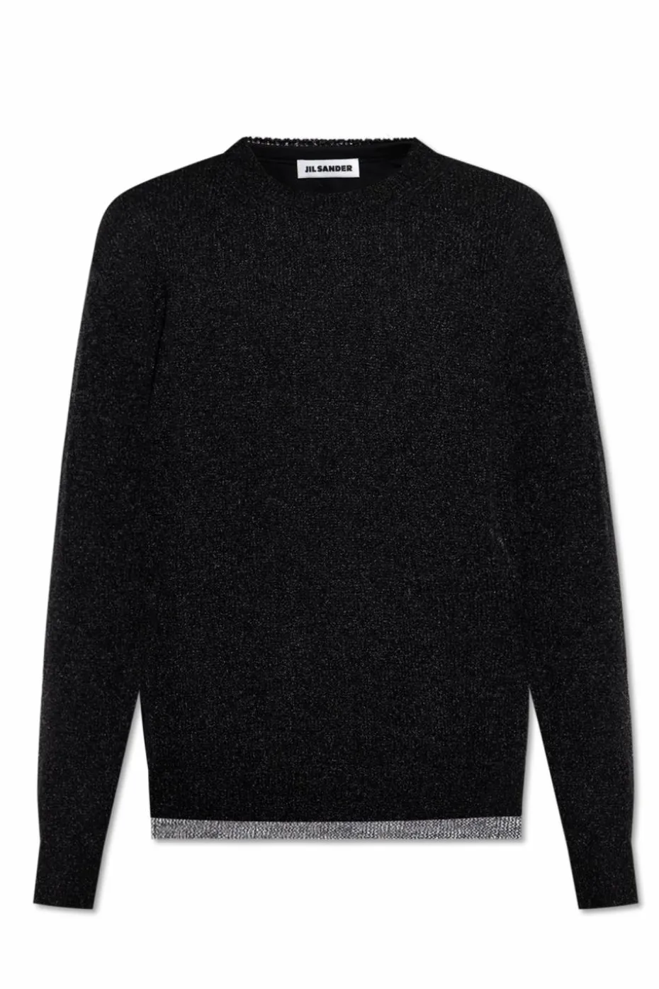 JIL SANDER BLACK Double-layer top