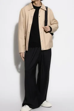 JIL SANDER BLACK Double-layer top