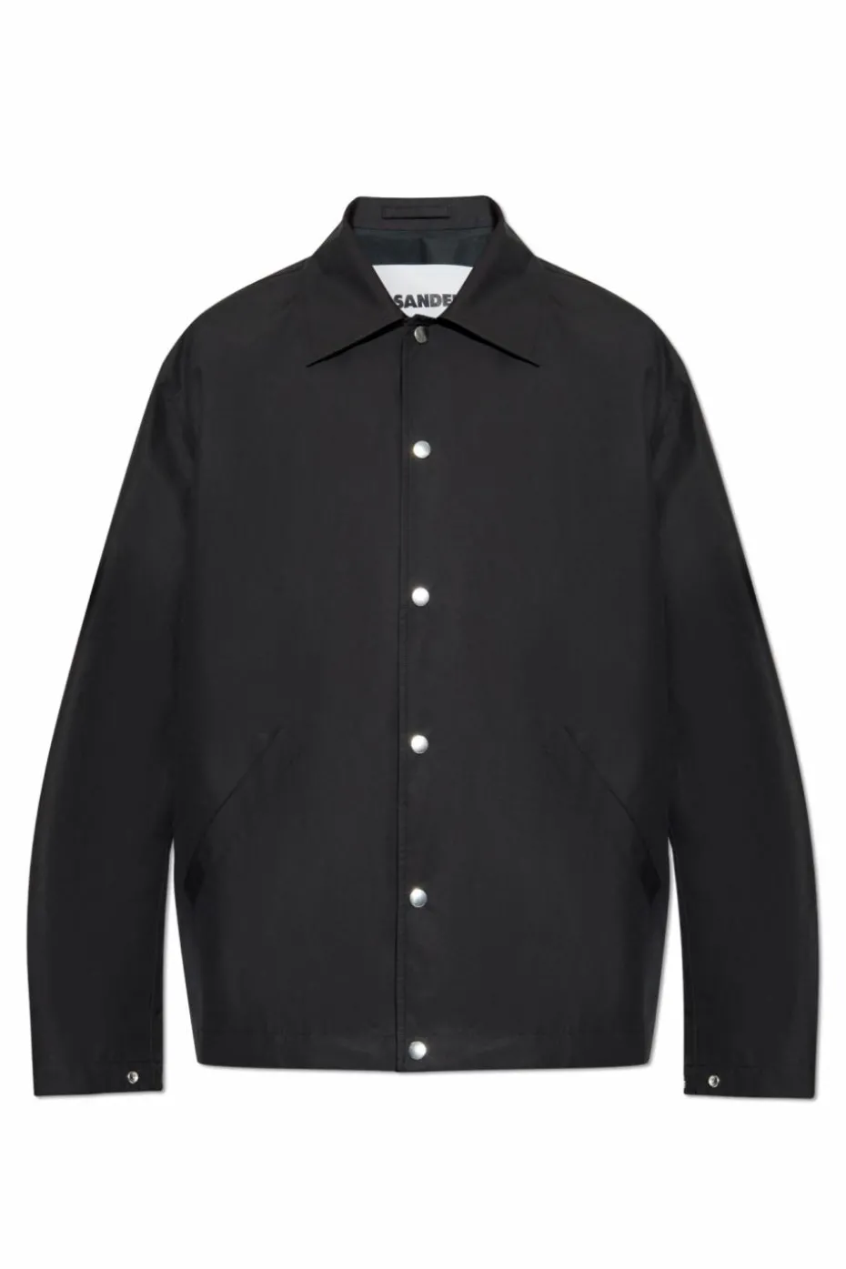 JIL SANDER BLACK Jacket with collar