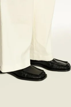 JIL SANDER BLACK Leather shoes