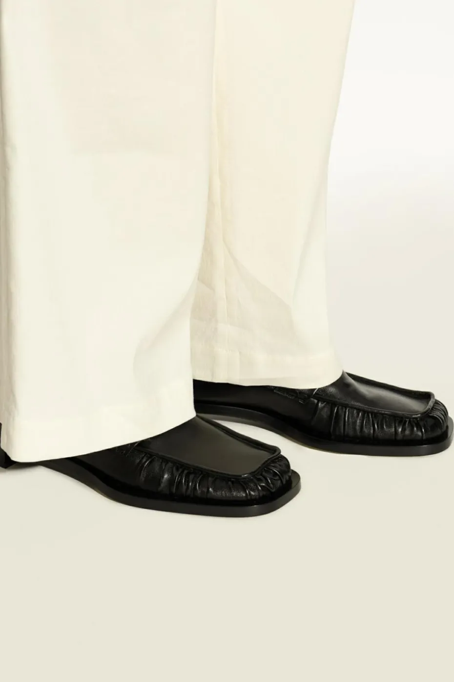 JIL SANDER BLACK Leather shoes