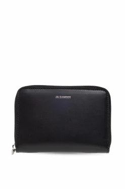 JIL SANDER BLACK Leather wallet