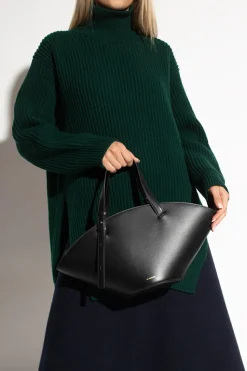 JIL SANDER BLACK Leather handbag