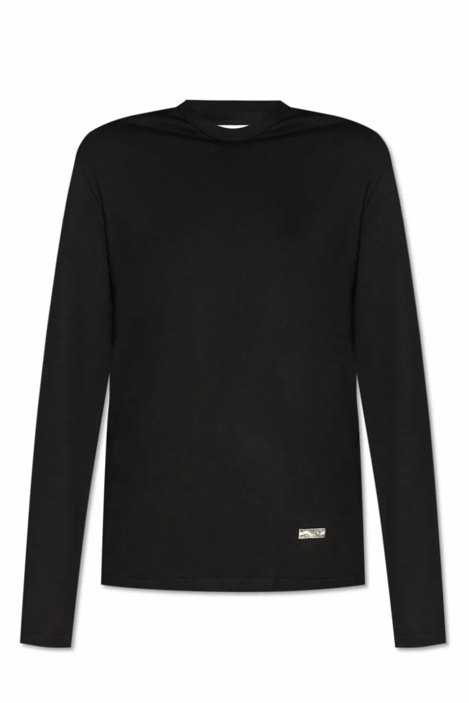 JIL SANDER BLACK Long-sleeved T-shirt