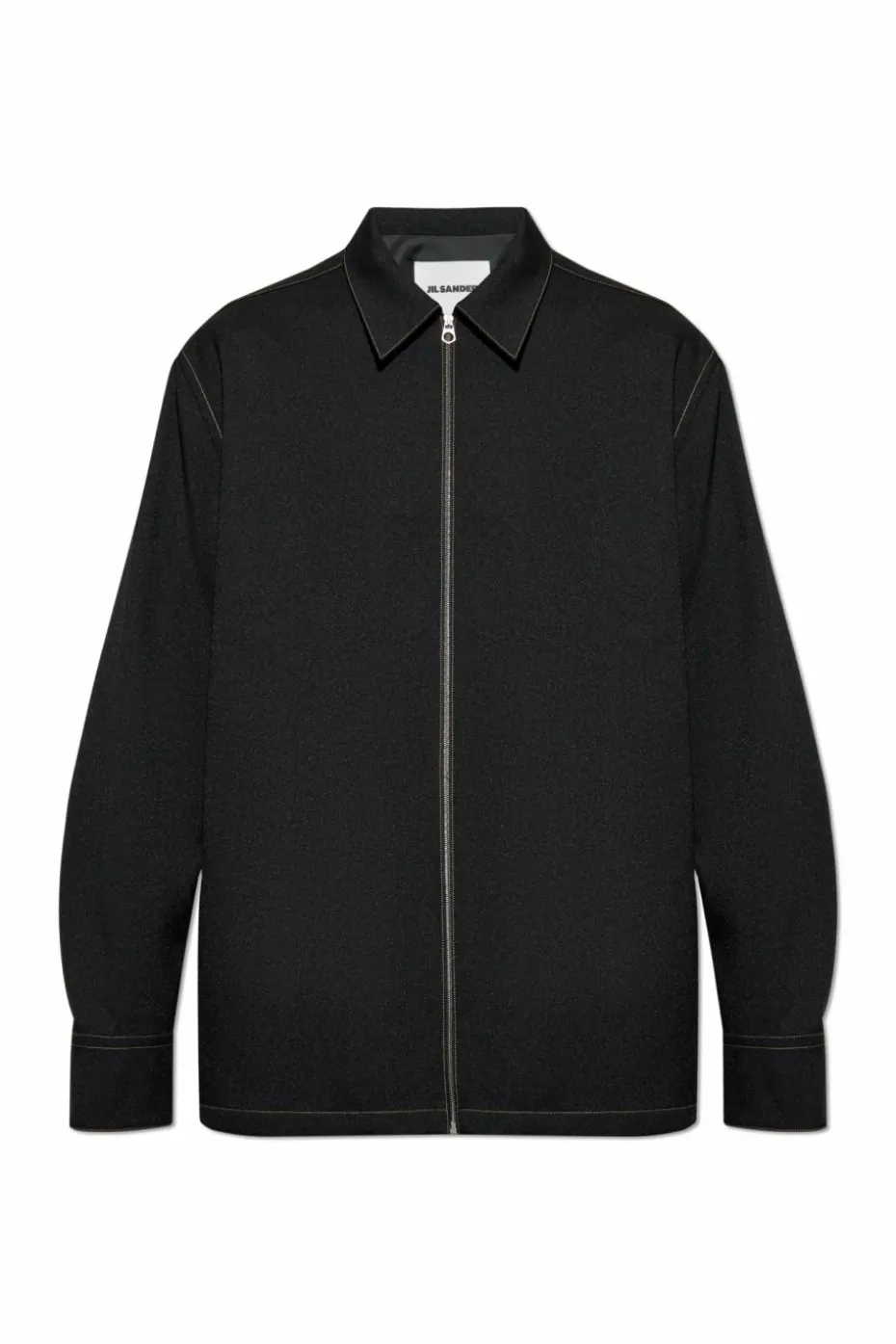 JIL SANDER BLACK Loose fit jacket