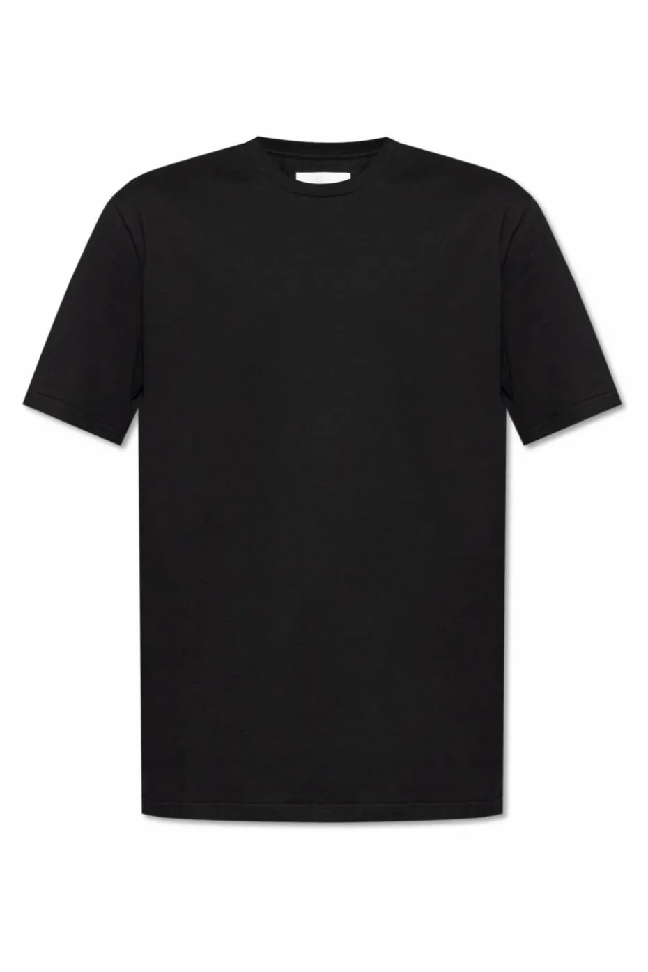 JIL SANDER BLACK Round neck T-shirt