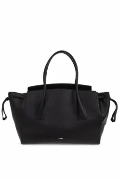 JIL SANDER BLACK Shopper bag
