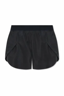 JIL SANDER+ BLACK Shorts with printed logo