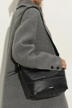 JIL SANDER+ BLACK Shoulder bag with logo