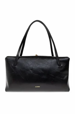 JIL SANDER BLACK Shoulder bag ‘Goji Pillow Medium’