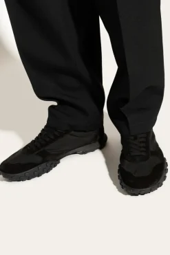 JIL SANDER BLACK Sports shoes