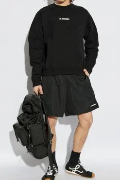 JIL SANDER+ BLACK Sweatshirt with logo