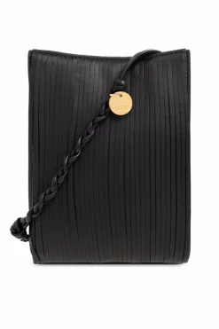JIL SANDER BLACK ‘Tangle Small’ shoulder bag