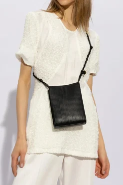 JIL SANDER BLACK ‘Tangle Small’ shoulder bag
