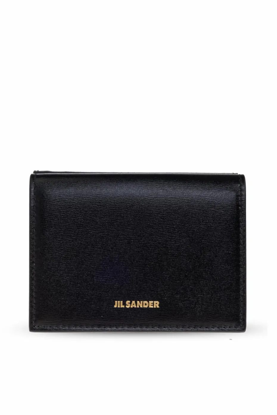 JIL SANDER BLACK Wallet with logo