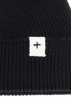 JIL SANDER+ BLACK Wool beanie
