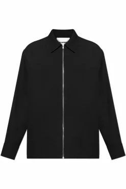 JIL SANDER BLACK Wool jacket