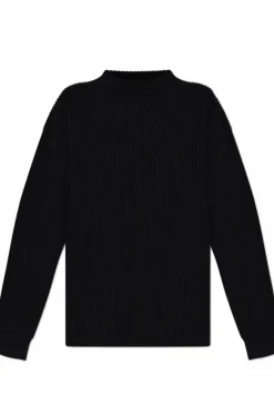 JIL SANDER BLACK Wool sweater