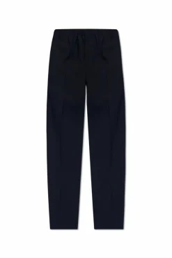JIL SANDER BLACK Wool trousers