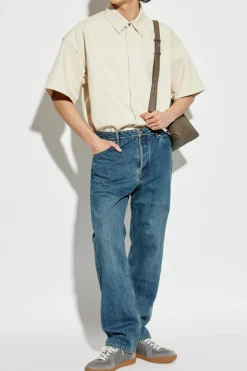 JIL SANDER+ BLUE Jeans with logo