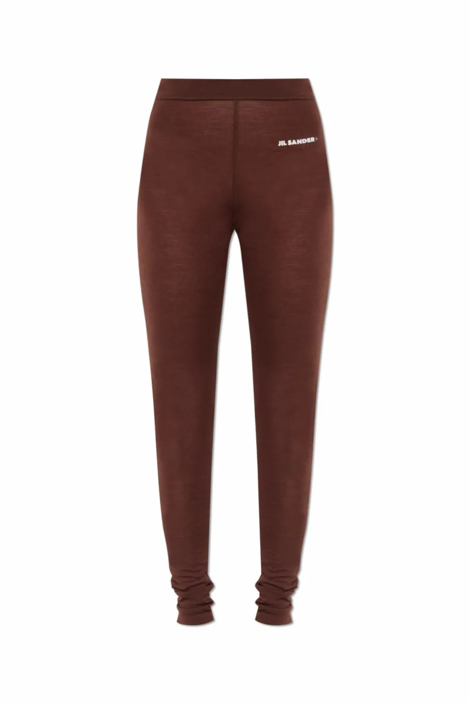 JIL SANDER+ BROWN Leggings with logo