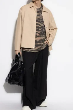 JIL SANDER BROWN Oversize T-shirt