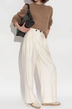 JIL SANDER+ BROWN Wool sweater