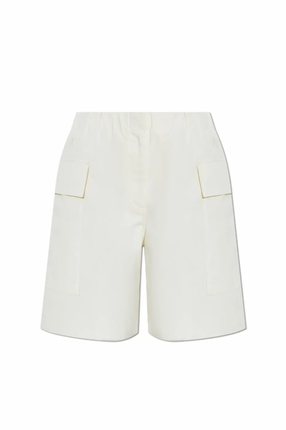 JIL SANDER+ cream Cargo shorts