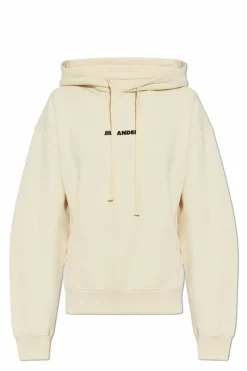 JIL SANDER+ cream Hoodie