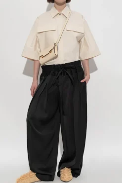 JIL SANDER+ cream Shirt with pockets