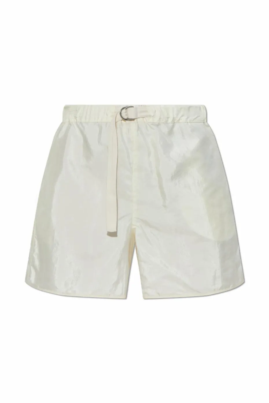 JIL SANDER+ cream Shorts with silk finish