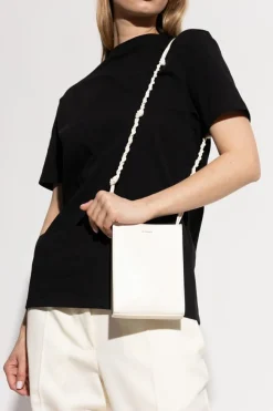 JIL SANDER cream Shoulder bag