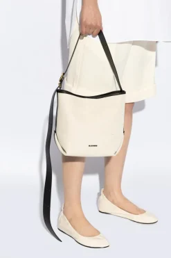 JIL SANDER cream Shoulder bag