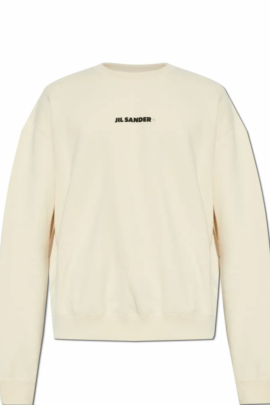 JIL SANDER+ cream Sweatshirt with logo