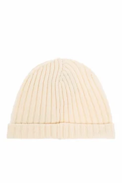 JIL SANDER cream Wool beanie