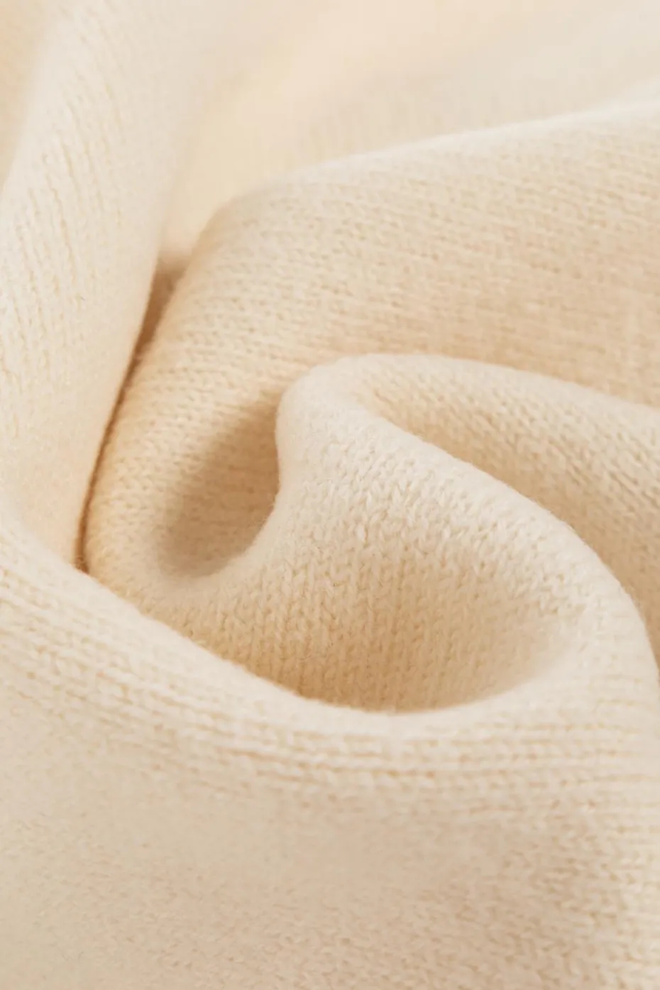 JIL SANDER cream Wool scarf