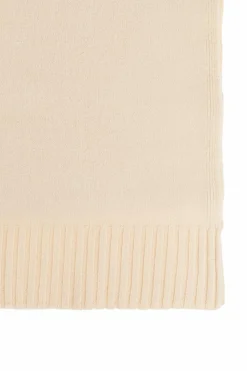 JIL SANDER cream Wool scarf