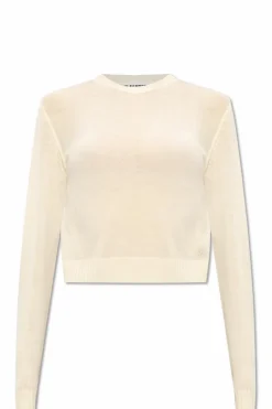 JIL SANDER+ cream Wool sweater