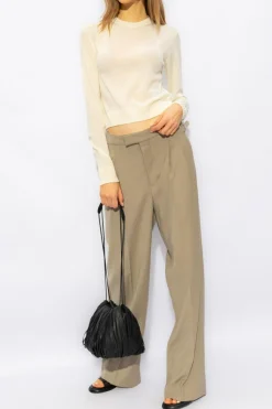 JIL SANDER+ cream Wool sweater