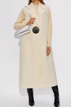 JIL SANDER cream Wool sweater