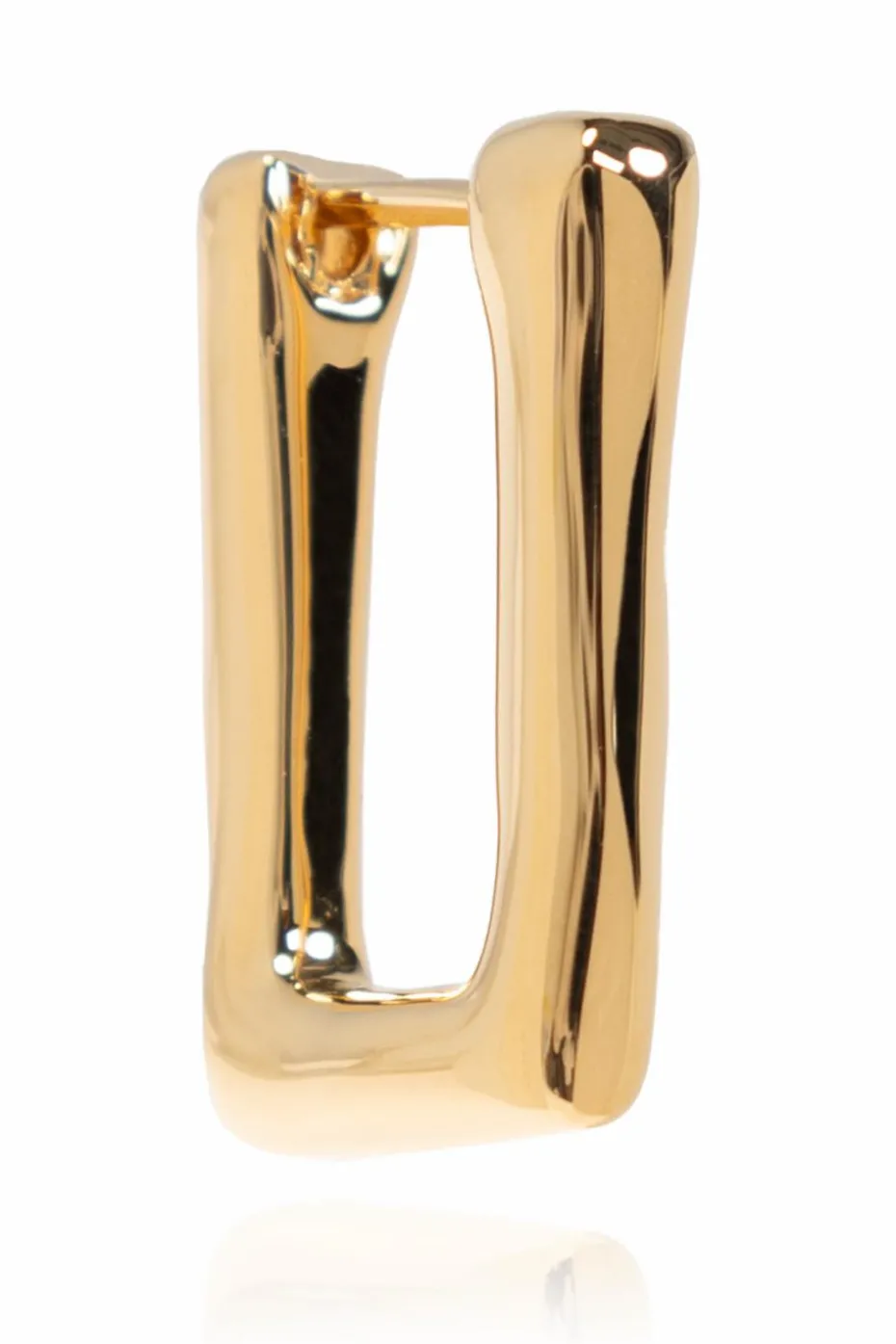 JIL SANDER GOLD Brass earrings